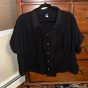 Old Navy Button Up Tee